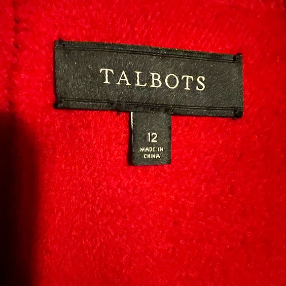 Talbots red wool skirt. - Picture 2 of 3